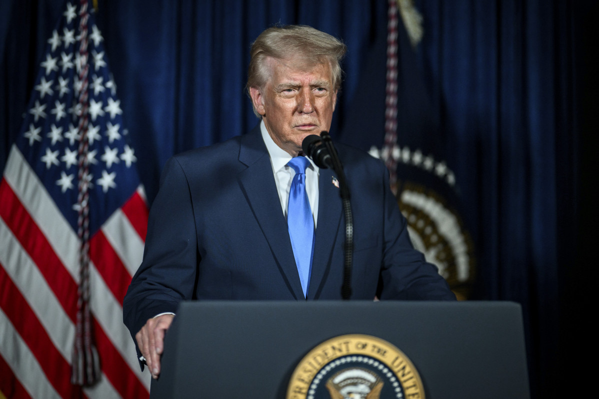 EuropaPress 7134613 26 november 2025 us palm beach us president donald trump delivers an