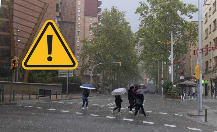 Fuertes lluvias colapsan las Rondas de Barcelona y las autoridades piden no acercarse a la ciudad