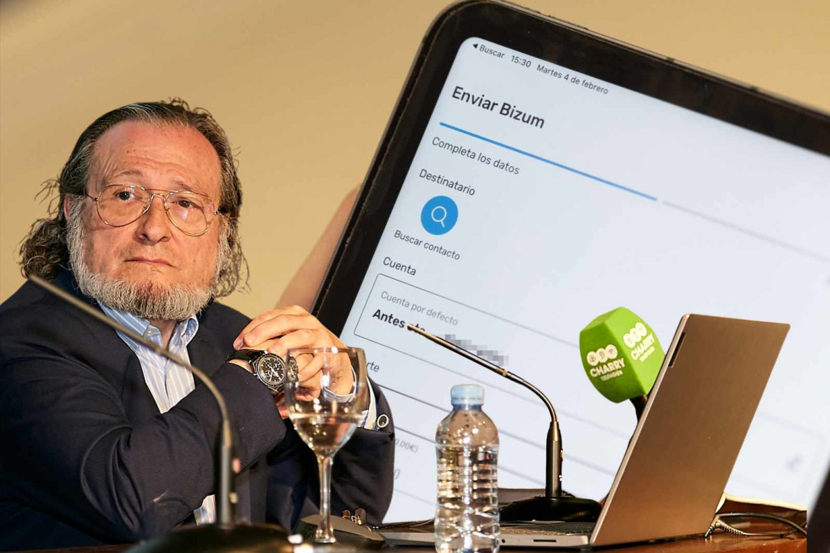 Santiago Niño Becerra, Bizum   Fotomontaje de CANVA