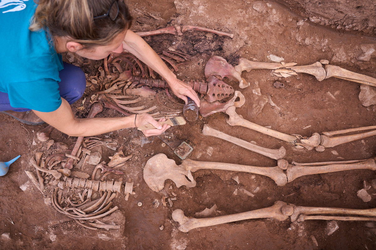 Archivo - Una de las excavaciones