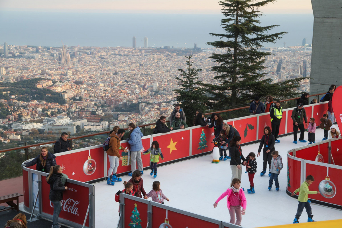 El parque en Navidad