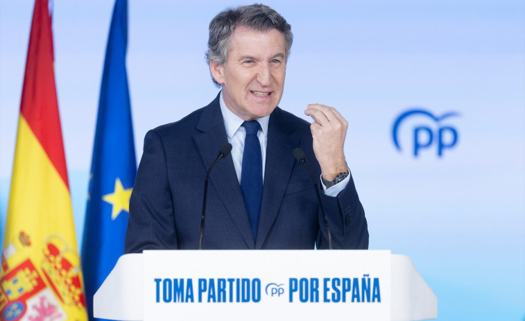 Feijóo dice que Sánchez 