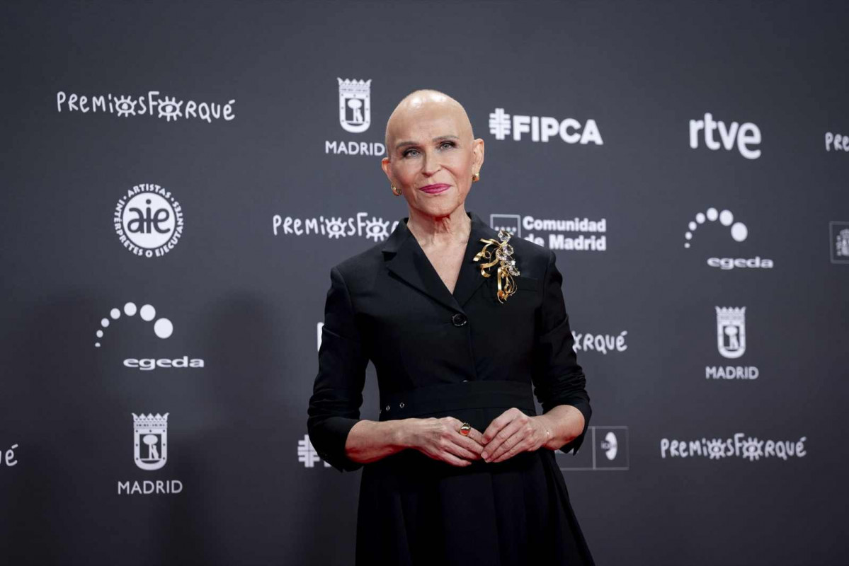 La actriz y directora de cine Antonia San Juan posa en la alfombra roja de la 31 edición de los Premios José María Forqué
