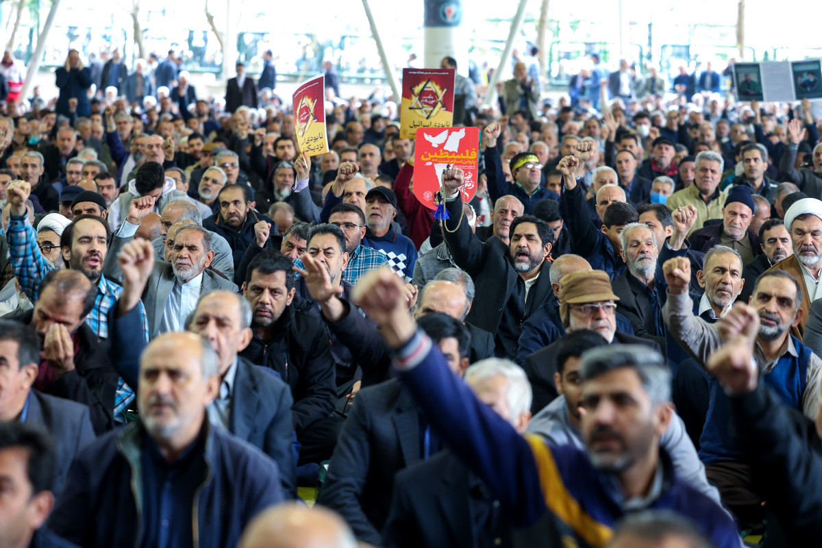 EuropaPress 6610454 28 march 2025 iran teheran iranians attend rally marking the annual al quds
