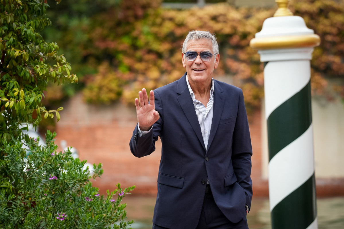 EuropaPress 6918315 27 august 2025 italy venice us actor george clooney pictured during the