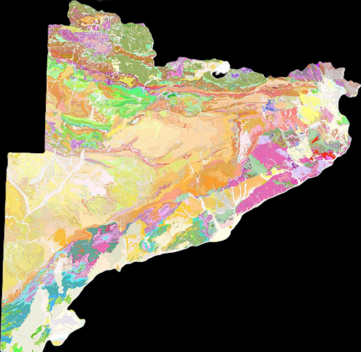 El Institut Cartogràfic i Geològic actualiza del mapa geológico de Catalunya