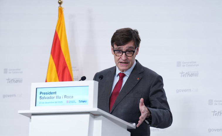 El President Illa es trasladado a planta del hospital de Vall d'Hebron