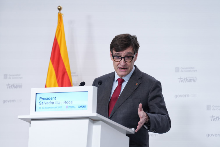 El President Illa es trasladado a planta del hospital de Vall d'Hebron