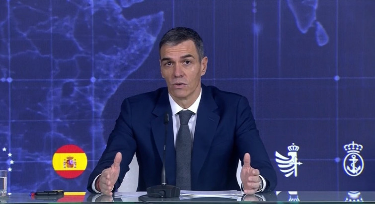 Pedro Sánchez contesta a las preguntas sobre las tragedias de Adamuz y Gelida