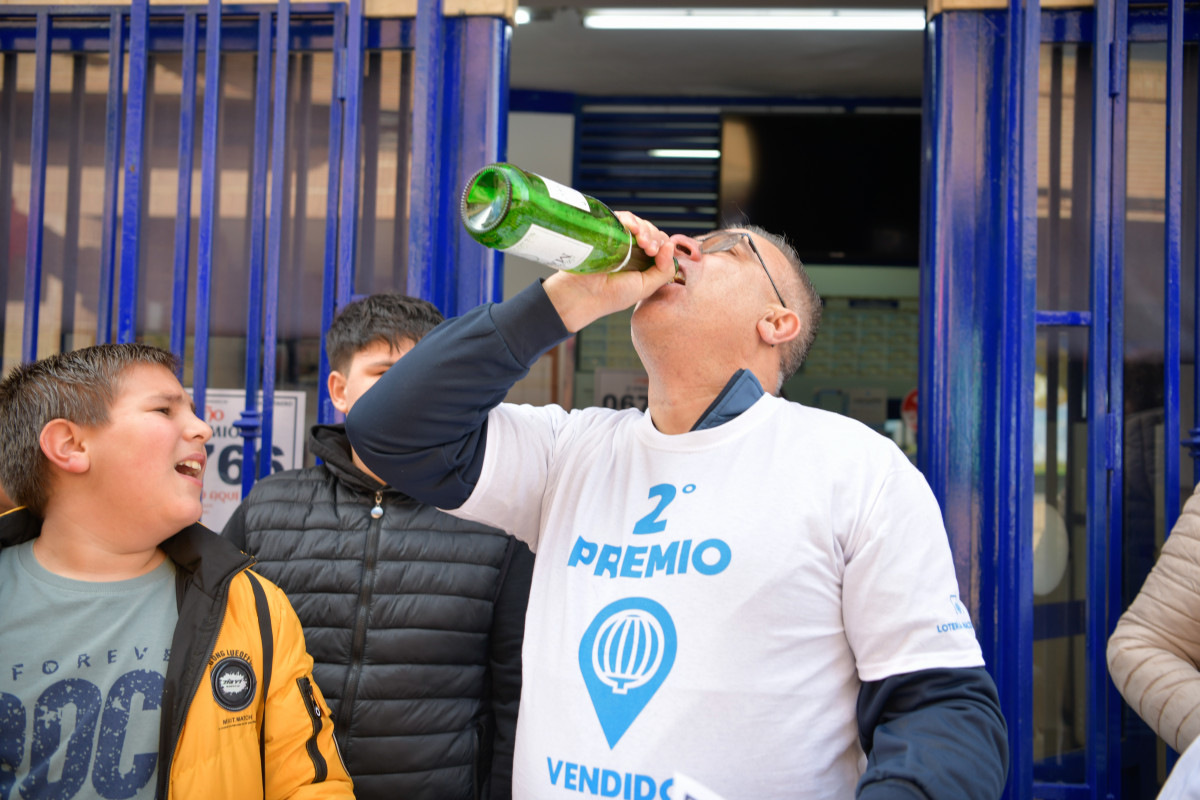 EuropaPress 6436844 agraciados segundo premio sorteo extraordinario nino 2025 correspondiente