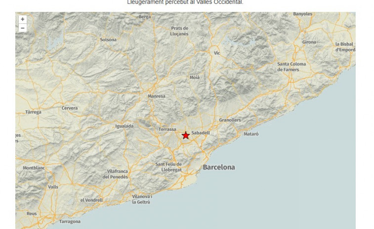 Un terremoto de madrugada sorprende a Catalunya