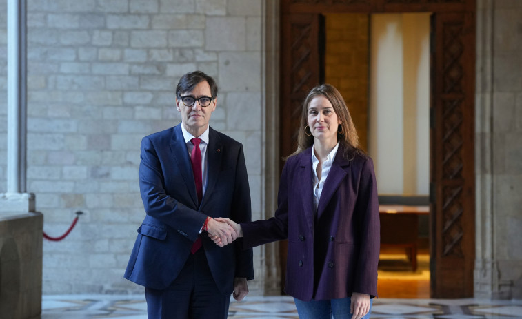 Salvador Illa y Jessica Albiach se reúnen en la Generalitat tras el acuerdo sobre la financiación singular