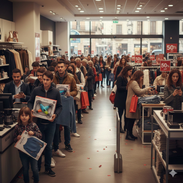 La doble jugada del consumidor: las devoluciones récord financian la caza de chollos en las rebajas de Catalunya