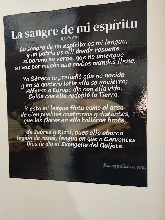 Un soneto de Unamuno en una escuela del Su00e1hara