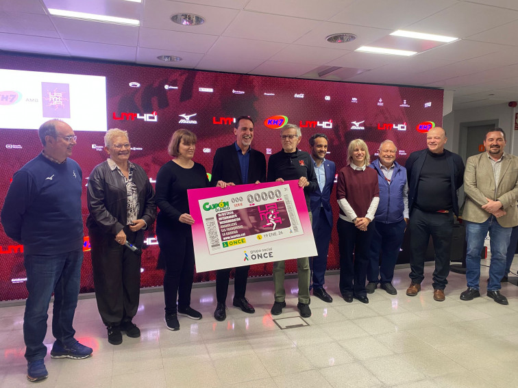 La ONCE dedica un cupón a la Mitja Marató, que contará con 10 atletas ciegos y sus guías