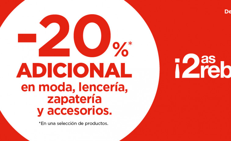 El Corte Inglés lanza las “Segundas Rebajas” con mayores descuentos en moda, lencería, accesorios y zapatería