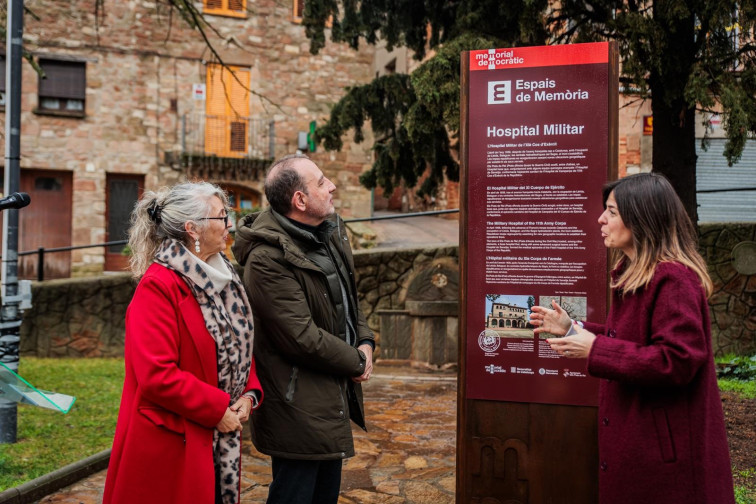 Espadaler inaugura la Ruta dels Espais de Memòria en Prats de Rei para preservar la historia democrática