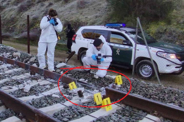 Fotografía clave: una imagen de la Guardia Civil podría revelar la causa del accidente de Adamuz