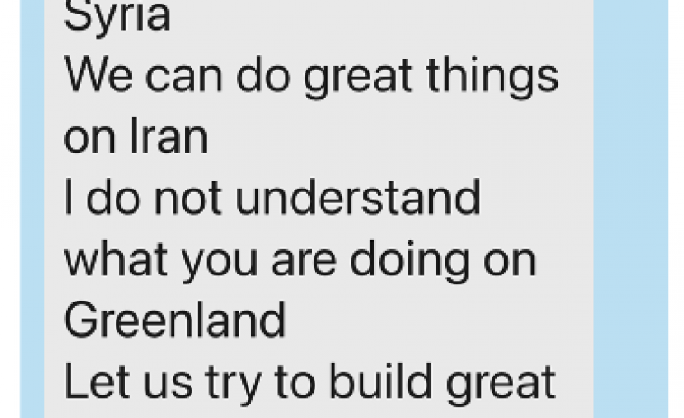 Los presidentes también son personas: el mensaje de Macron a Trump por el móvil