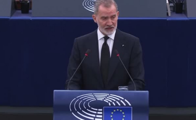 ¿Qué hace El Rey Felipe VI  en el Parlamento Europeo?