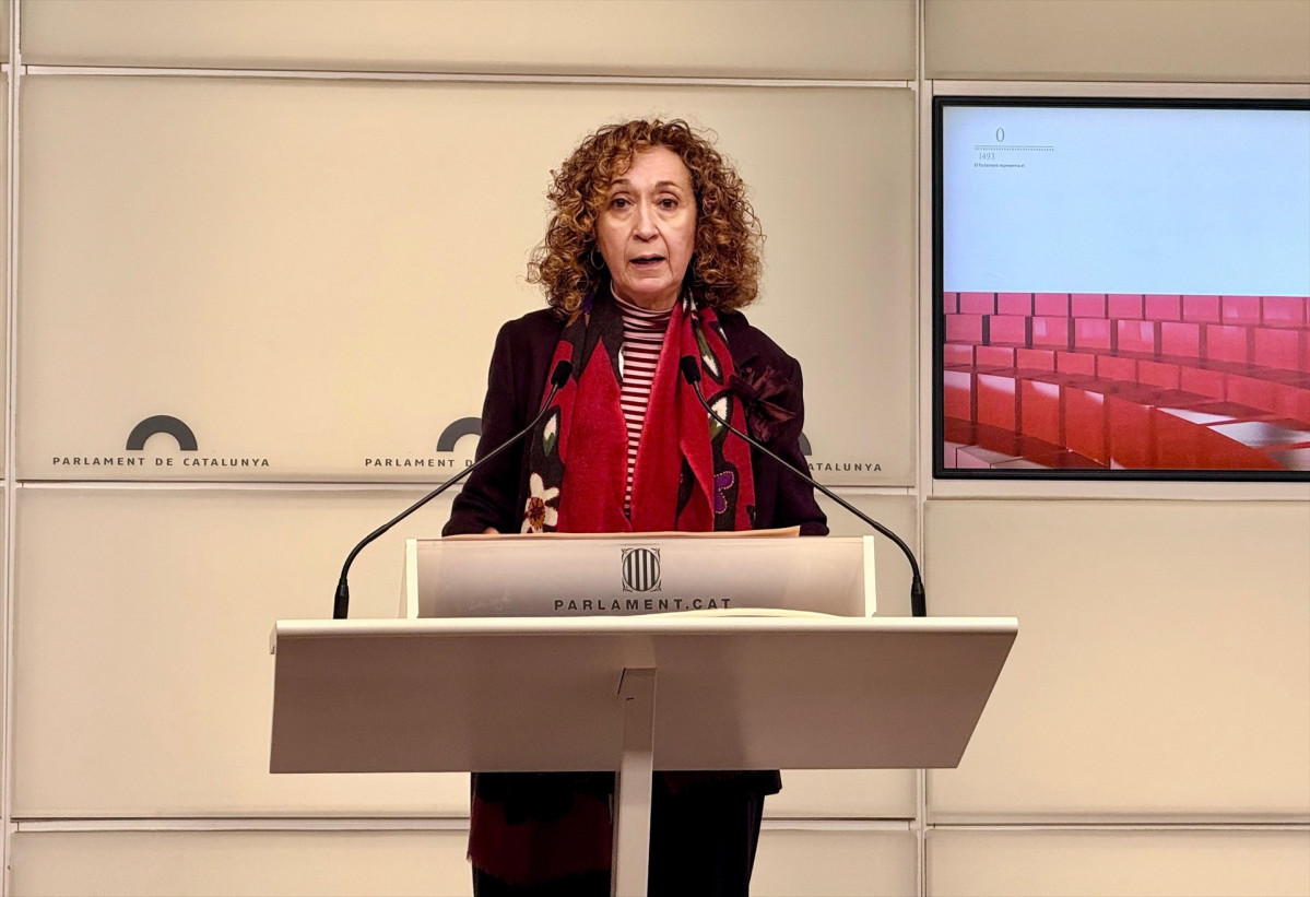 EuropaPress 7236185 portavoz erc parlament ester capella rueda prensa