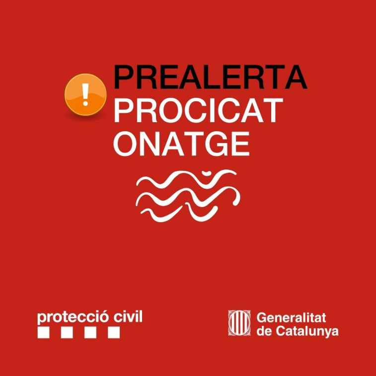 Alerta en Catalunya por previsión de fuerte oleaje el martes y miércoles