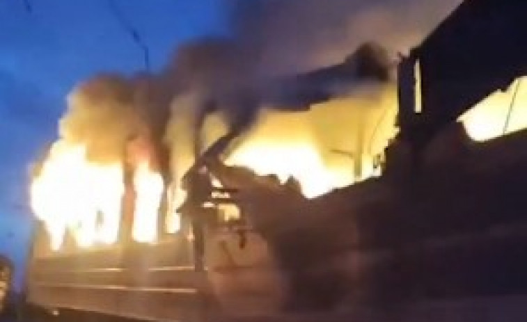 Rusia ataca un tren civil en Ucrania