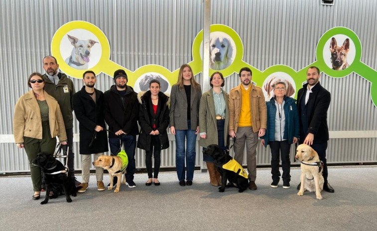 La Infanta Sofía inaugura el nuevo complejo de la ONCE con capacidad para la formación de 175 perros guía