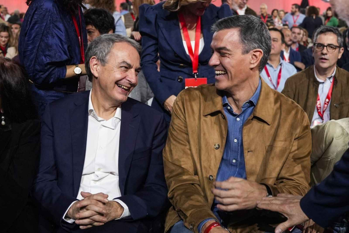 José Luis Rodríguez Zapatero y Pedro Sánchez   EP