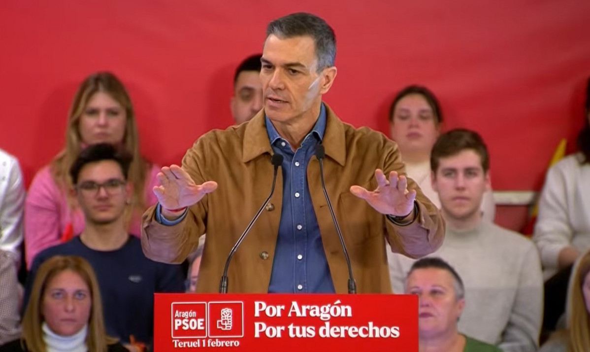 EuropaPress 7258634 presidente gobierno pedro sanchez acto psoe teruel