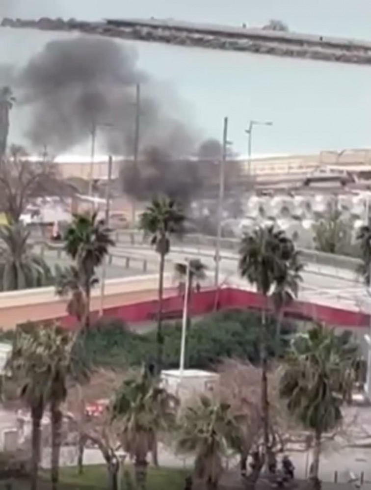 VIDEO: Así fue el incendio en la Ronda Litoral que asustó a los vecinos