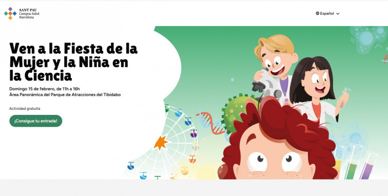 El Tibidabo acogerá la 2.ª edición de la Fiesta de la Mujer y la Niña en la Ciencia