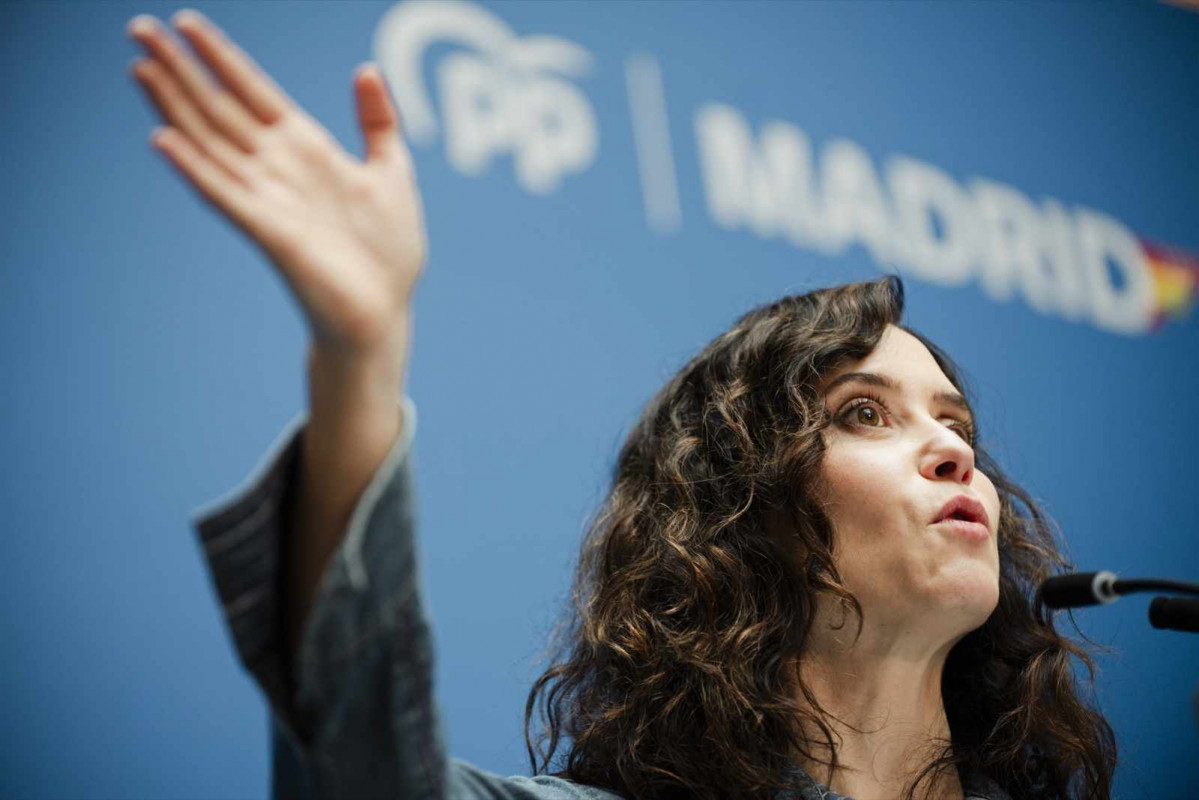 La presidenta de la Comunidad de Madrid y del Partido Popular de Madrid, Isabel Díaz Ayuso   EUROPA PRESS
