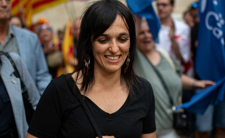 VÍDEO | Sílvia Orriols, de Aliança Catalana, se ríe al ver un vídeo donde grita 