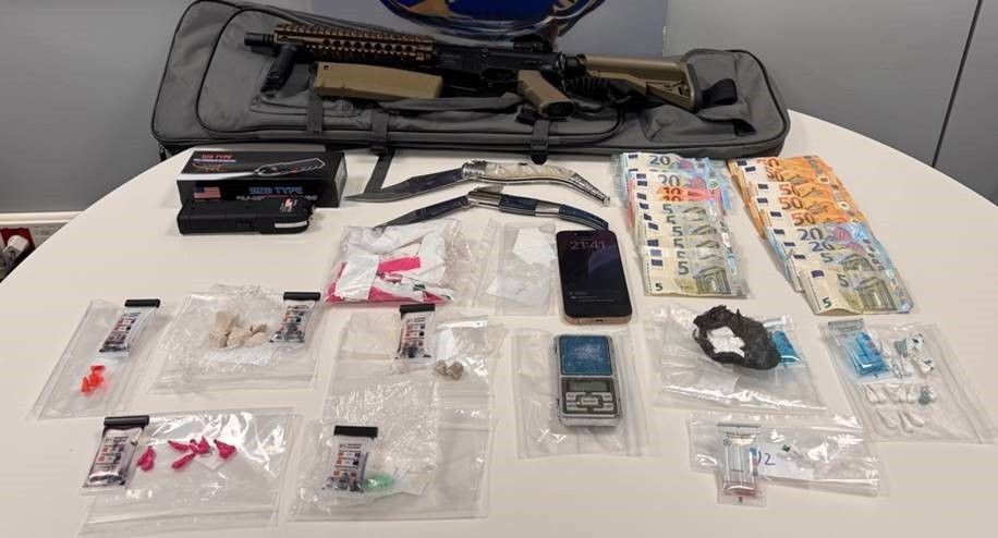 Material intevenido en la casa de los detenidos