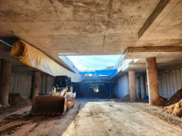 Cuenta atrás para el fin del tren en superficie: el soterramiento de Sant Feliu cumple plazos y mira a 2027