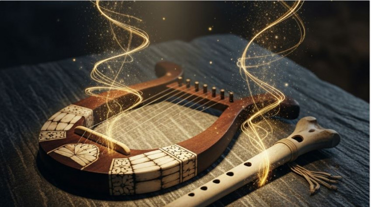 Vídeo | La partitura de los siglos: el despertar de los instrumentos que dormían bajo la arena