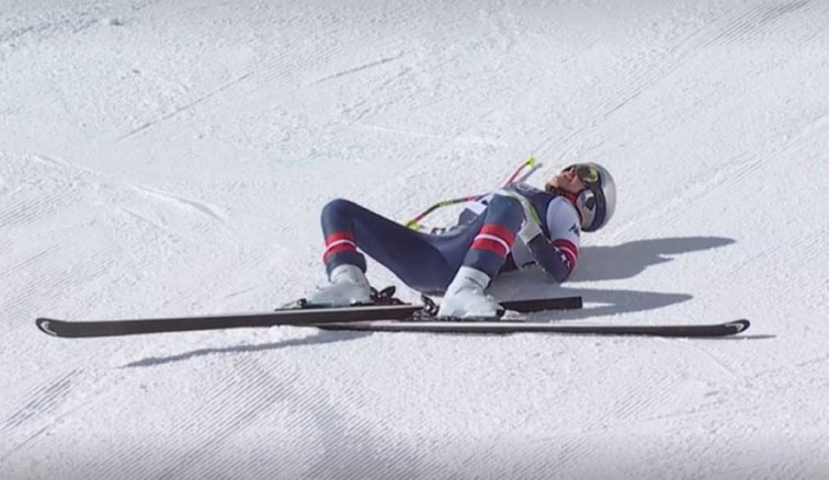 Vídeo | La espectacular caída de Lindsey Vonn deja en vilo los Juegos Olímpicos de Invierno 2026