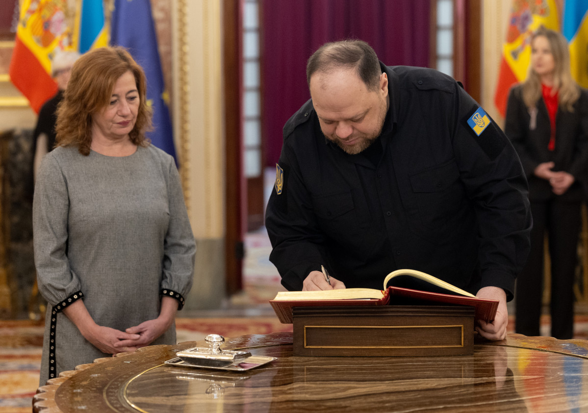 EuropaPress 7276645 presidente parlamento ucrania ruslan stefanchuk recibido presidenta