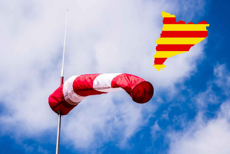 El viento pone en alerta a Catalunya: casi 400 avisos a Bombers en pocas horas