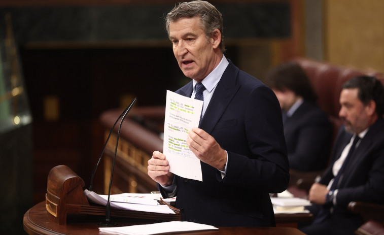Feijóo carga contra Sánchez en el Congreso: “Deje de insultar a las víctimas”