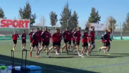 Cede un muro en la Ciutat Esportiva del Barça en Sant Joan Despí