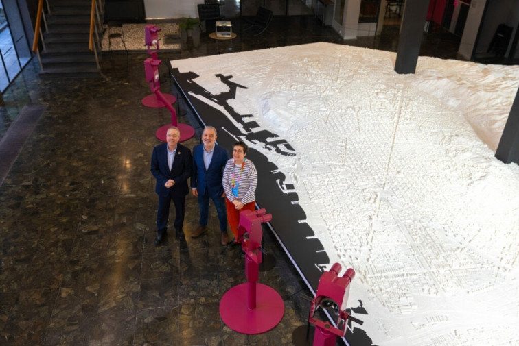 Así será la Barcelona del 2035: la maqueta del CZFB que la proyecta en miniatura