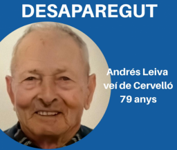 Despliegue de emergencia en Cervelló: buscan a un vecino de 79 años con alzhéimer desaparecido