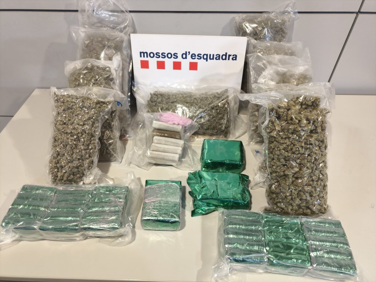 Detienen a un hombre e incautan diez kilos de droga en un domicilio de Mataró