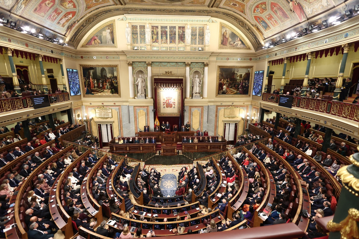 EuropaPress 7299992 hemiciclo acto institucional constitucion mas longeva congreso diputados 17