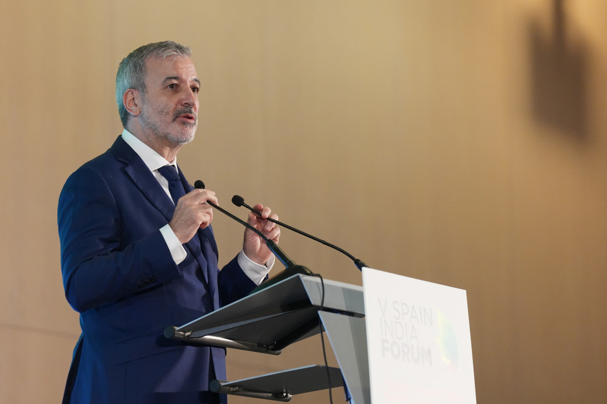 Archivo - Arxiu - L'alcalde de Barcelona, Jaume Collboni, durant la inauguració del 5º Fòrum Espanya-Índia en el Smart City Expo, a 5 de novembre de 2025, a Barcelona, Catalunya (Espanya)