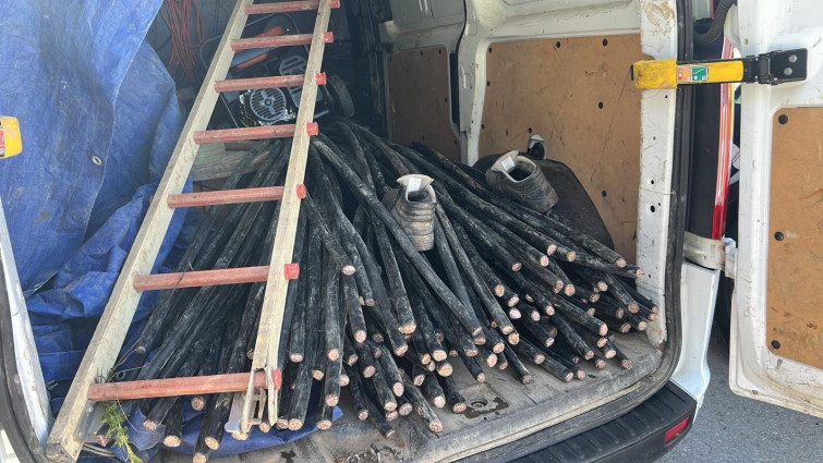 Cable de cobre de telefonía robado en Gelida