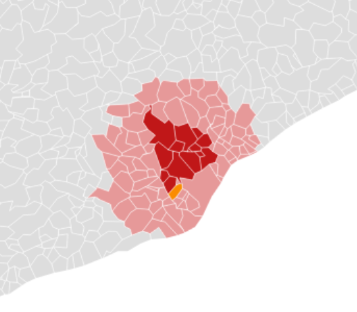 Municipios afectados ppa