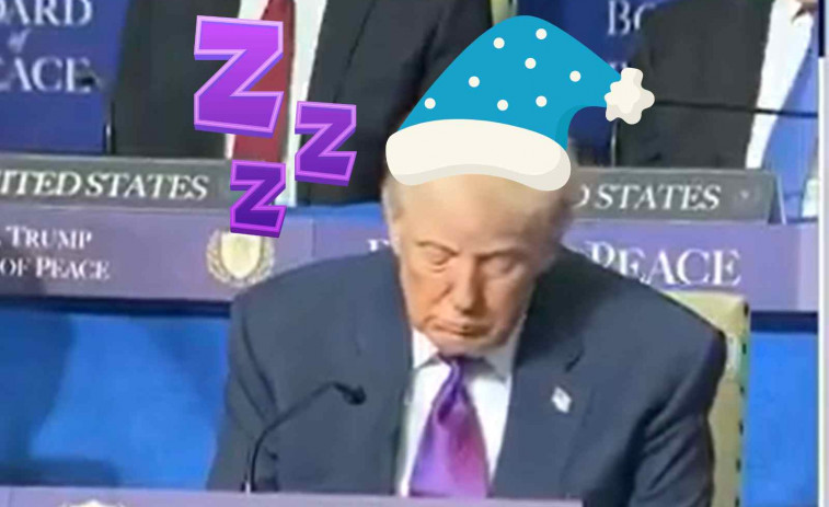 VÍDEO | Trump se queda dormido en su propio evento sobre la paz: la siesta más comentada
